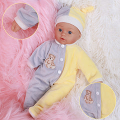 16 Reborn Youngsters Doll Soft Body Lifelike Soothing Item Gift Boys & Girls