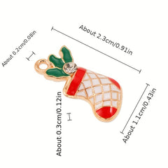 Christmas Cartoon Charm Pendant for DIY Jewelry Making