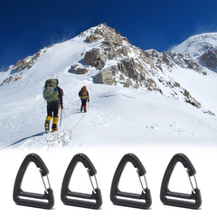 3pcs Webbing Belt Hanging Buckle Triangle Hook For Outdoor Camping Hiking