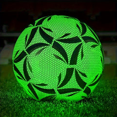 Wear Resistant Glow In The Dark PU Leather Football Standard Size 5