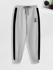 Anchor Pattern Men's Pants Stretch Trousers