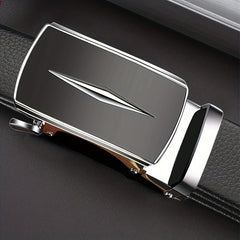 Men's Belt with Automatic Buckle Business Casual Formal Dress