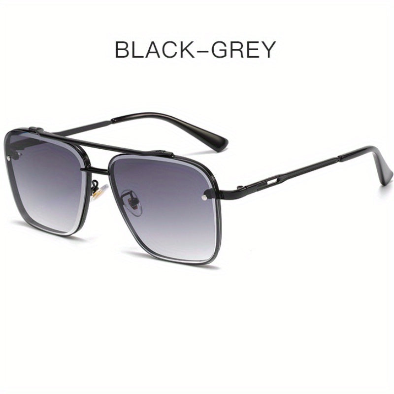 Men's Retro Large Frame UV Protection Sunglasses