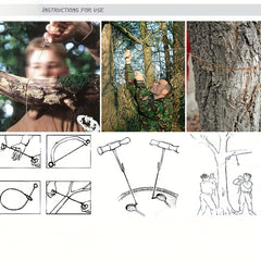 Portable Steel Wire Saw for Outdoor Camping Emergency Survival