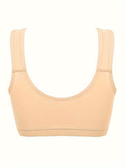 Front Buckle Wireless Bra Comfy Push Up Bra