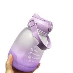 Large 40oz Sports Water Bottle with Straw for Sunday Parties and Outdoors