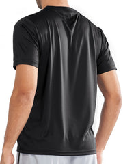 Men's Sun Protection Breathable Sports T-Shirt for Outdoor Activities