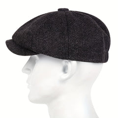 Casual Summer Striped British Beret with Breathable Advantage for Men Women
