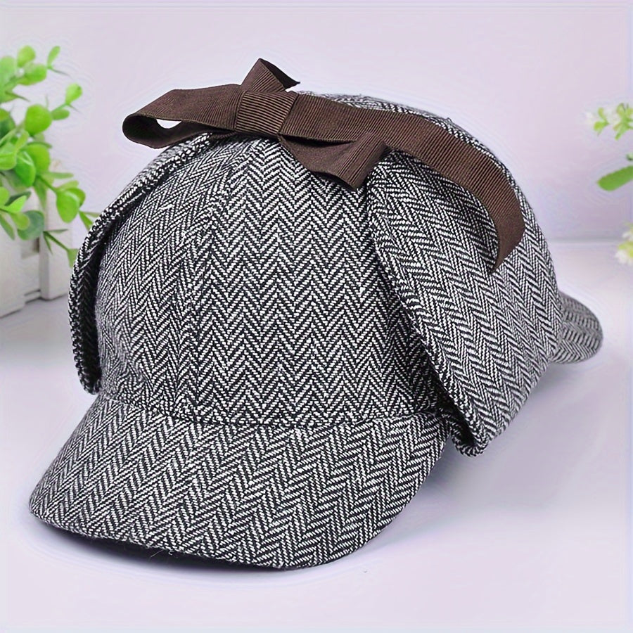 Detective Costume Hat Cosplay Hat Vintage Hat Deerstalker Hat Cap