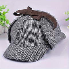 Detective Costume Hat Cosplay Hat Vintage Hat Deerstalker Hat Cap