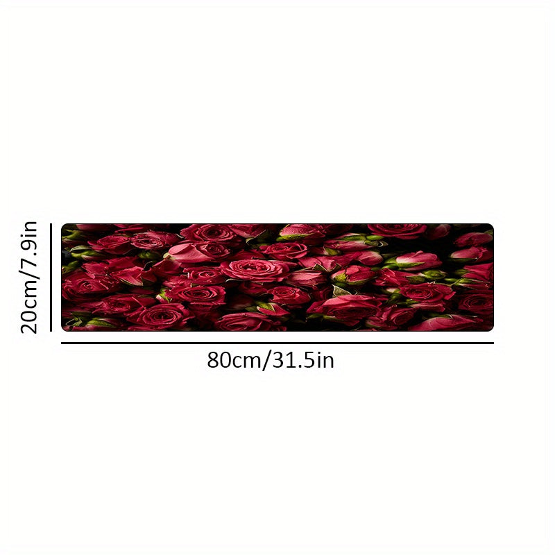 12pcs Non Slip Rose Stair Treads Indoor Carpet Runner Mats