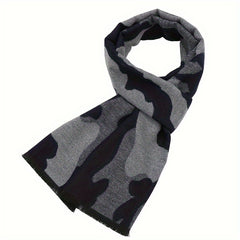 Men's Plaid Windproof Scarf Shawl