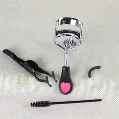 4pcs Eyelash Tools Set False Eyelash Applicator Eyebrow Brush Eyelash Curlers