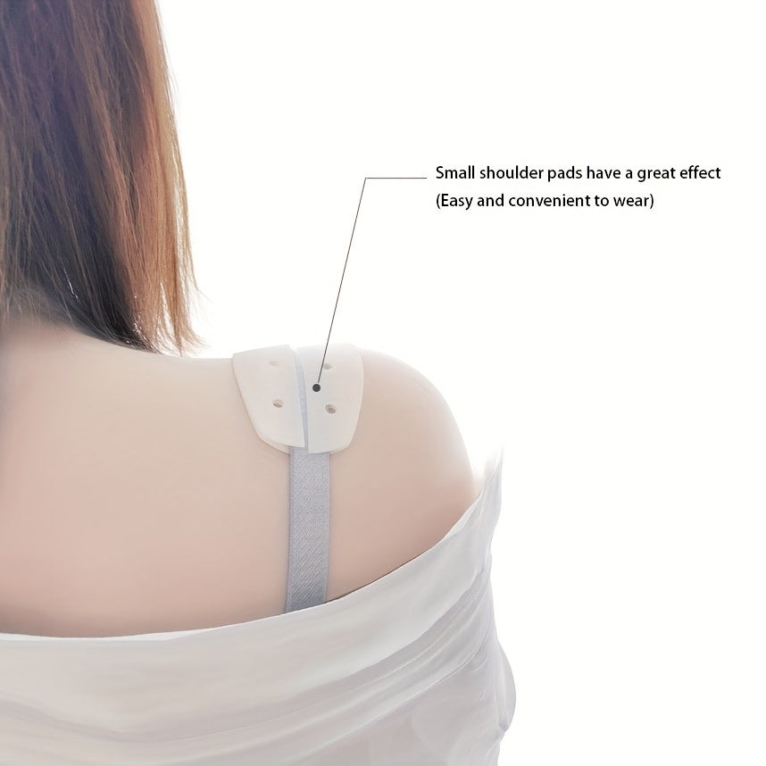 Invisible Silicone Shoulder Pads Non-slip Bra Strap Cushions