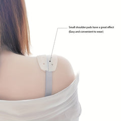 Invisible Silicone Shoulder Pads Non-slip Bra Strap Cushions