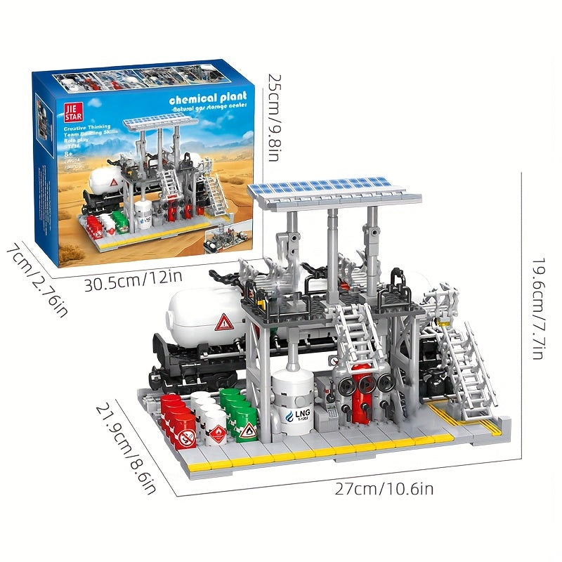 Chemical Engineering Natural Gas Storage Center Toy Set