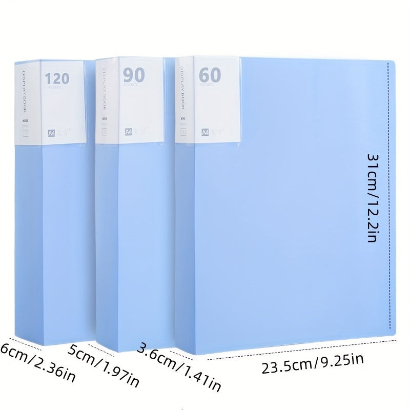 A4 Waterproof Transparent Insert Bag 60-120 Pages