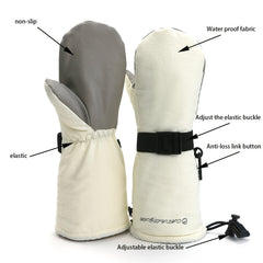 Kids Winter Ski Gloves Snow Gloves Waterproof Mittens For Baby Boys And Girls