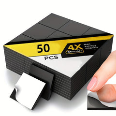50pcs Square Magnet Stickers Strong Self-adhesive Chalkboard Magnetic Particles