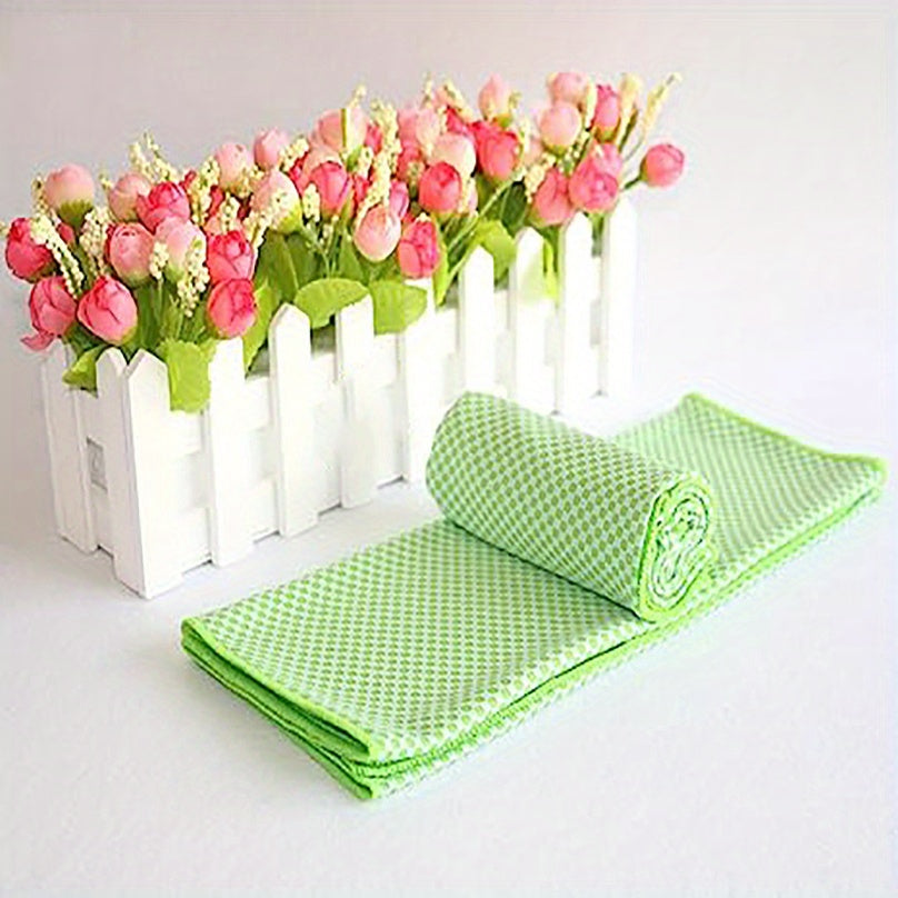 Plaid Ice Towel Cooling Towel for Outdoor Sports