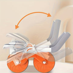 Ab Roller Wheel with Dual Wheels and Comfortable Handle