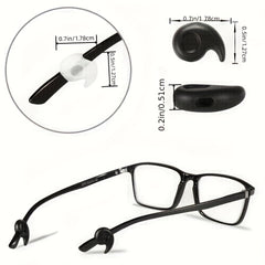 Eyeglass Guards Retainers Silicone Anti Slip Holder Ear Hook Protector