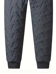 Men's Warm Drawstring Pants for Outdoor Activities