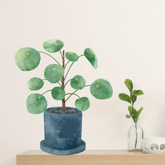Green Leaves Wall Decal Peel And Stick Removable Sticker