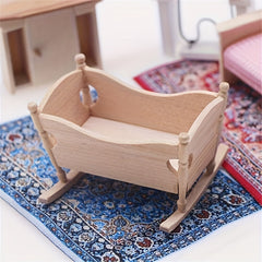 Dollhouse Rocking Chair Furniture Ornament