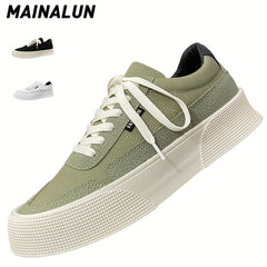 Men's Outdoor Lace-up Platform Skate Shoes Sneakers