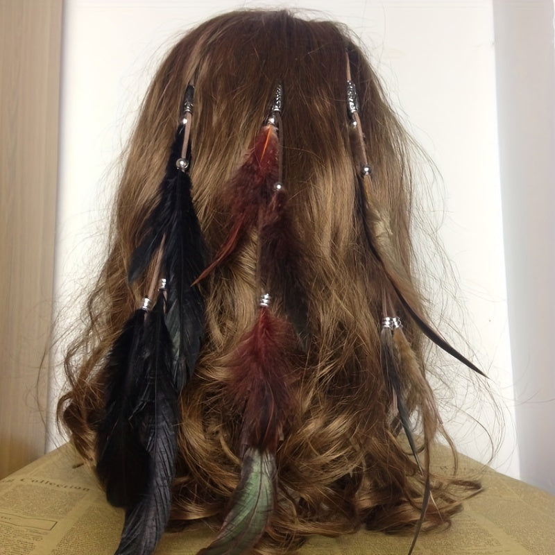 Bohemia Style Faux Feather Hair Clip Hair Accessories