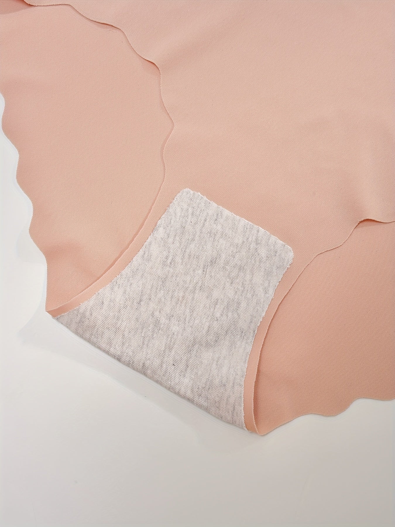 7pcs Scallop Trim Briefs Stretchy Intimates Panties Women's Lingerie