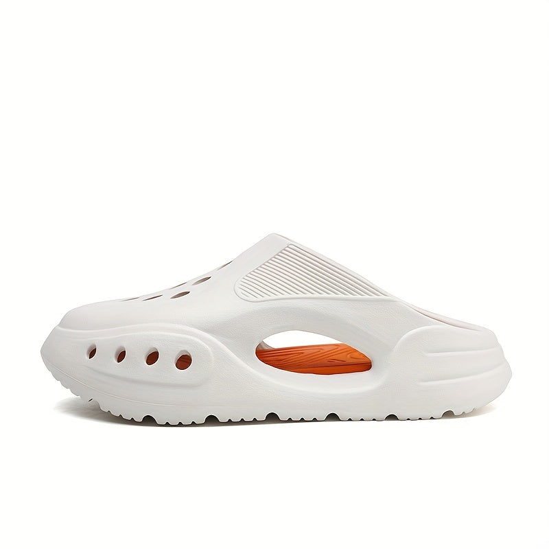 Men's Platform Slides Closed Toe Slippers