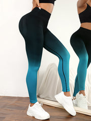 High Waist Seamless Yoga Pants Butt Lifting Running Slimming Yoga Leggings