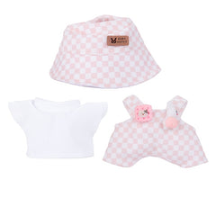 Doll Suspender Set with Hat, Coat, Pants