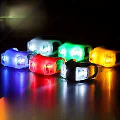 2pcs Bike Frog Light Silicone Tail Light Bicycle Accessories Mountain Decor