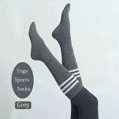 Women's Non slip Medium Calf Yoga Socks Soft Comfortable Sport Socks