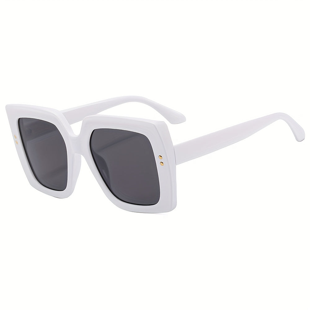 Men's Square UV Protection Sunglasses with Hard Box
