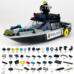 81pcs Yacht Building Blocks Set for Halloween & Christmas Gifts