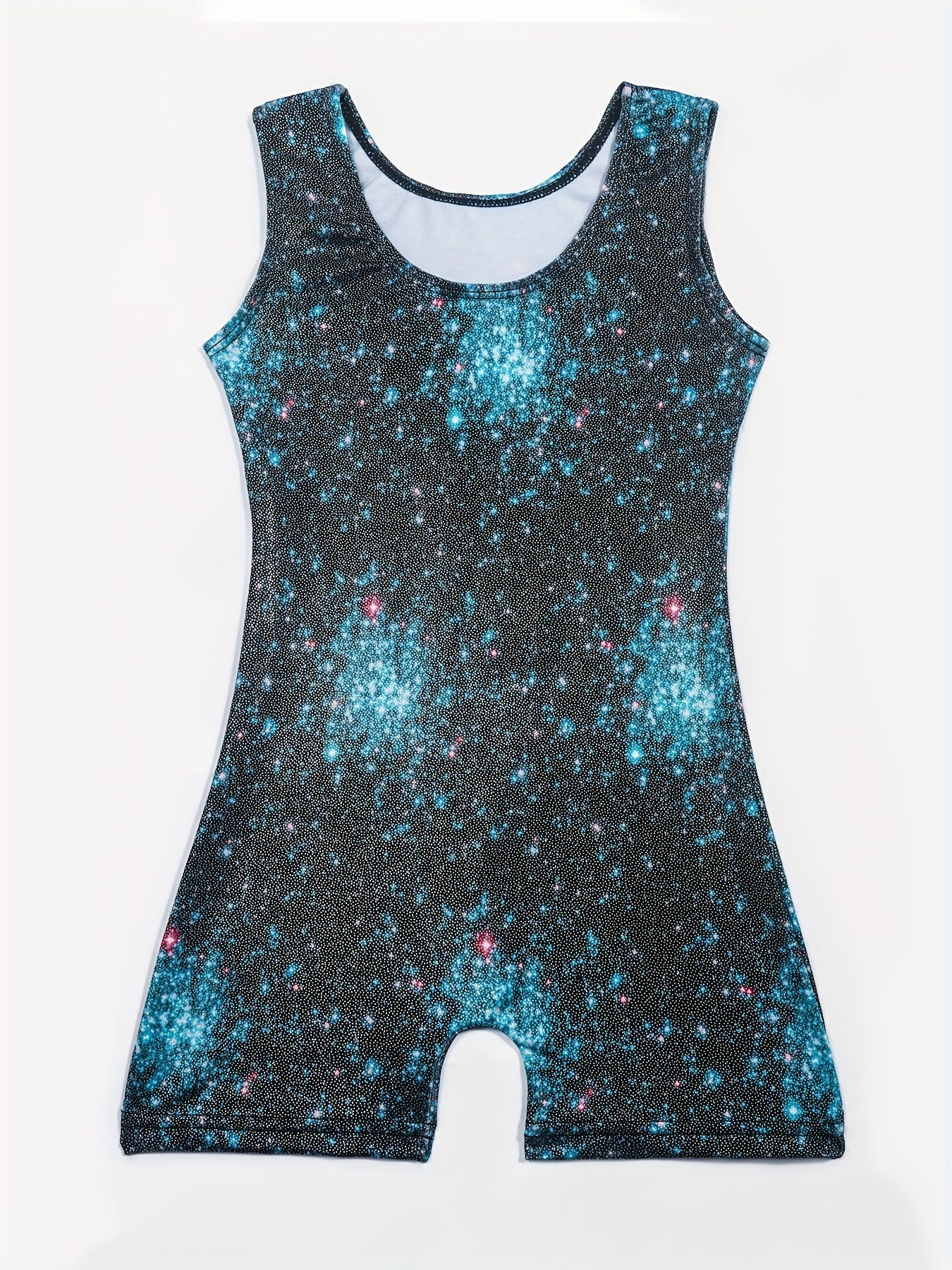 Toddler Girls Gymnastics Outfit Professional Bodysuit Kids Unitard Bike Shorts