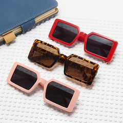 Boys Vintage Rectangle Sunglasses for Party