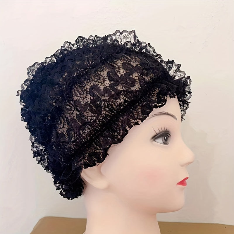 Lace Turban Cap Head Wrap Lightweight Inner Hijab Chemo Cap