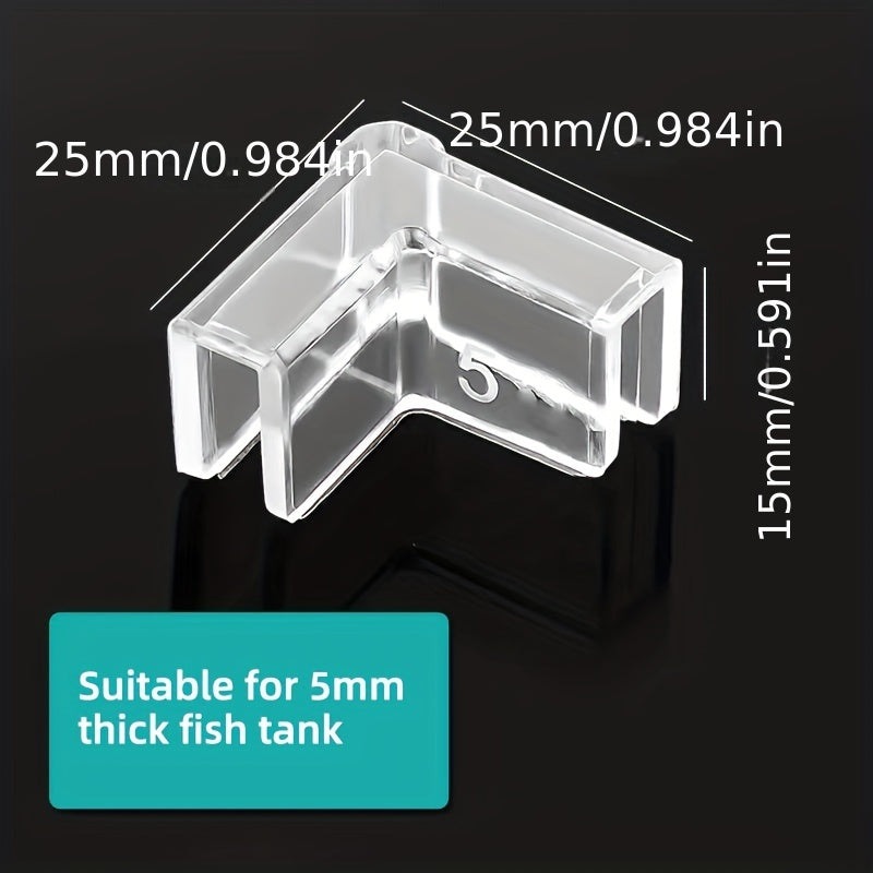 4pcs Fish Tank Corner Protection Frame Explosion-proof Reinforcement