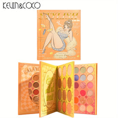 72 Color Eyeshadow Palette + Blush & Contour Kit