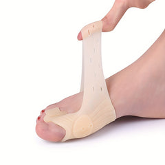 2Pairs Gel Insoles Toe Separator Hallux Valgus Foot Protector Bunion Adjuster