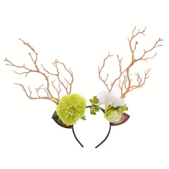 Girl's Flower Branch Headband Christmas Hair Hoop