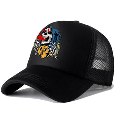 Sunshade Breathable Baseball Cap With Embroidery