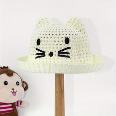 Baby Cat Straw Hat Sunshade Top Hat Boys Girls