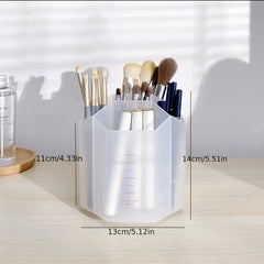 5 Compartment Rotating Makeup Brush Holder