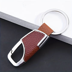 1pc Waist Hanging Metal Key Chain Key Holder Gift For Men Dad Father